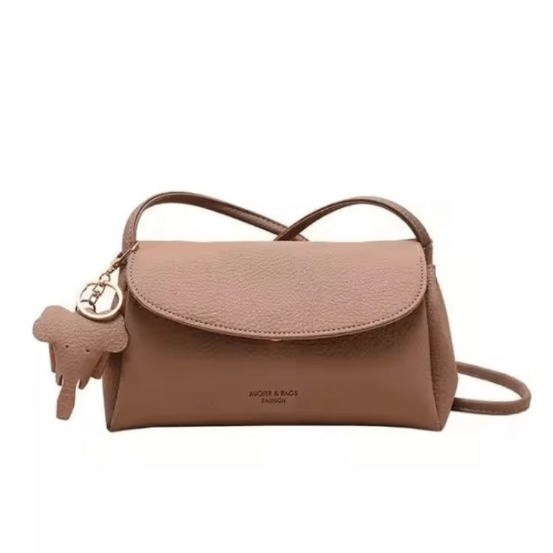 Sac bandoulière pour femme tendance avec pendentif éléphant