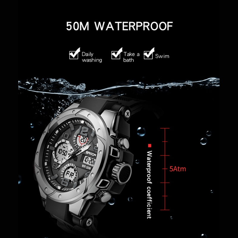 Montre Sport Militaire Résistante à l’Eau – La Performance et la Résistance au Service de Votre Style